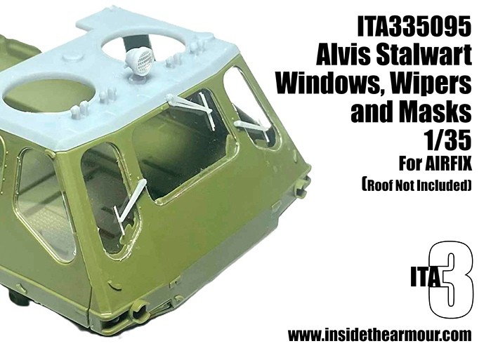 Inside the Armour ITA335095 Alvis FV622 STALWART replacement Windows and Wipers 1/35