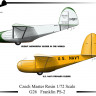 CZECHMASTER CMRG72026 1/72 Franklin PS-2 Primary Glider - two versions
