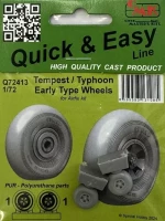 CMK Q72413 Tempest / Typhoon Early Type Wheels (AIRF) 1/72