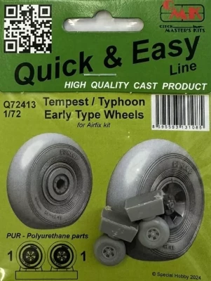 CMK Q72413 Tempest / Typhoon Early Type Wheels (AIRF) 1/72