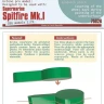 Peewit P75026 Wheel bay cover for Spitfire Mk.I (IBG) 1/72
