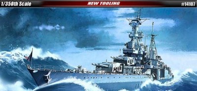 Academy 14107 Корабль USS CA-35 INDIANAPOLIS 1/350