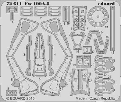 Eduard 72611 Fw 190A-8