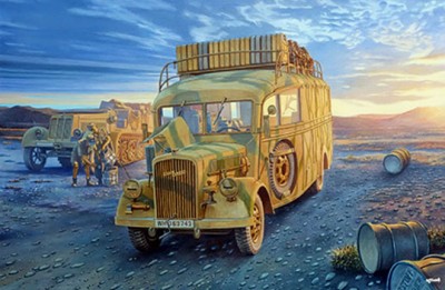Roden 35810 Opel Blitz Omnibus W39 Stabswagen 1/35