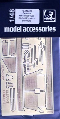 Hauler HLX48382 SdKfz.184 Elefant FENDERS - PE set (TAM) 1/48