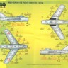 Model Maker Decals D48026 Mikoyan MiG-17/Lim-1/2 early version stencils 1/48