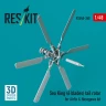 Reskit U48360 Sea King (6 blades) tail rotor (AIRF/HAS) 1/48