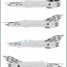Model Maker Decals D72098 Mikoyan MiG-21bis/MiG-21UM Around the World Croatian Air Force 25 anniversary 1/72