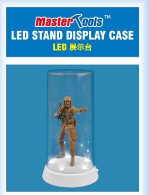 Master Tools 09864 Стенд с плоской колбой с голубой LED подсветкой размер 84*185 мм
