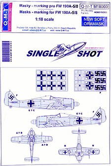 Q-M-T QMT-M18003 1/18 Single Shot Mask Marking Fw 190A-5/8 (HOBBYB)