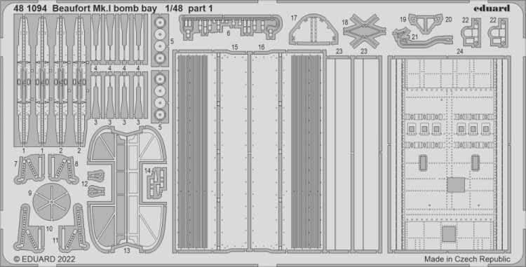 Eduard BIG49361 Beaufort Mk.I PART II (ICM) 1/48