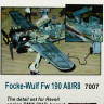 Detail Model DETMO7007 1/72 Fw 190 A8/R8 detail set (REV)