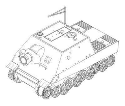 CMK 2011 Sturmtiger - conversion set for REV 1/72