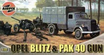 Airfix 02315 Грузовик Opel Blitz с Пушкой Рак 40 1/76