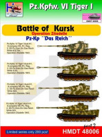 Hm Decals HMDT48006 1/48 Decals Pz.Kpfw.VI Tiger I Battle of Kursk 2