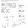 New Ware NWA-M0252 1/72 Mask F-101C Voodoo ADVANCED (VALOM 72095)