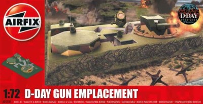 Airfix 5701 D-Day Gun Emplacement Model Kit 1/72