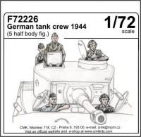CMK F72226 German tank crew 1944 (5 half body figures) 1/72