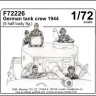 CMK F72226 German tank crew 1944 (5 half body figures) 1/72