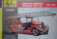Heller 80780 Автомобиль CAMION DE POMPIERS DELAHAYE TYPE 103 "BONNEVILLE" (1:24)