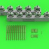 Master SM-350-119 HMS Naiad armament barrels, 26 pcs. (TRUMP) 1/350