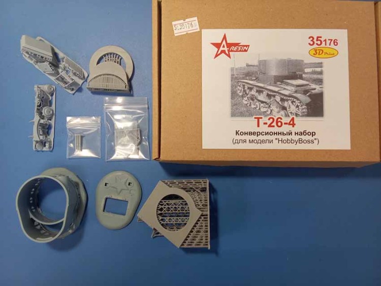 A-resin 35176 Т-26-4 конверсионный набор 1/35