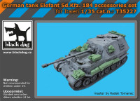 Blackdog G35227 Sd.Kfz 184 Elefant tank accessories set (ITA) 1/35