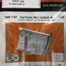 Eduard 6481187 BRASSIN Hurricane Mk.I cockpit door (ARMA) 1/48
