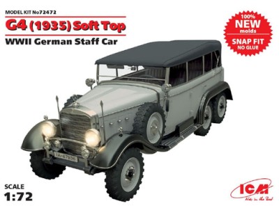 ICM 72472 Мерседес G4 1935 г. с тентом 1/72