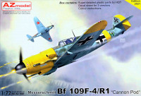 Az Model 76087 Bf 109F-4/R1 Cannon Pod (3x camo) 1/72