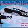 LF Model 72103 Spartan 7P-1 Executive in China service 1/72