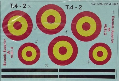 LF Model C72203 Decals Focke Wulf Fw 200 Condor (REV) Vol VII 1/72