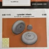 Eduard 6481115 BRASSIN Lysander wheels (AIRF) 1/48