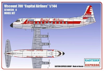 Восточный Экспресс 144138-4 Viscount 700 Capital Air (Limited Edition) 1/144