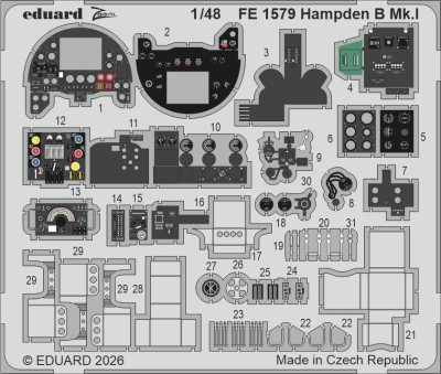 Eduard BIG49475 Hampden B Mk.I (ICM) 1/48