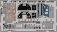 Eduard FE536 Hurricane Mk.IID interior S.A.
