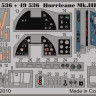 Eduard FE536 Hurricane Mk.IID interior S.A.
