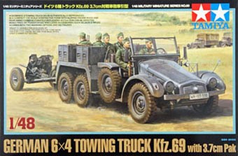 Tamiya 32580 Krupp Protze 3.7cm Antitank Gun 1/48