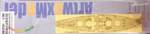 Artwox Model AW20151 USS Maryland BB-46 1945 For Trumpeter 05770 1:700