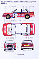 Reji Model 43085 1/43 BMW M3 - 1988 Manx Rally winner