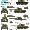 Star Decals 35-C1192 Korean War - US Army M46 Patton. 31st Infantry Regiment, 64th Tank Bn, 245th Tank Bn 1/35
