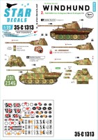 Star Decals 35-C1313 Windhund # 2. Panthers from Pz-Regiment 16 and Pz-Brigade 111 1/35