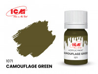 ICM C1071 Камуфляж зеленый(Camouflage Green), краска акрил, 12 мл