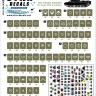Star Decals 35-C1425 IDF Generic Markings # 1. Israeli brigade/unit insignia markings for tanks and AFVs 1/35