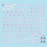 Star Decals 35-C1425 IDF Generic Markings # 1. Israeli brigade/unit insignia markings for tanks and AFVs 1/35