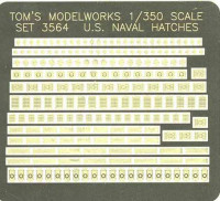 Tom's Modelworks 3564 US Naval deck hatch & locker covers 1/350