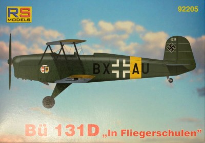 Rs Model 92205 Bucker Bu-131 D 'In Fliegerschulen' (5x camo) 1/72