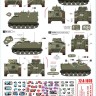 Star Decals 72-A1076 Australia in Vietnam # 2.Aussie M113 APCs. M113A1, M125A1 and M577 Command Post 1/72