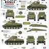Star Decals 72-A1180 French M4A4 Sherman.French fighting vehicles in Africa # 5.1er RC, 2eme RCA. in 1943-44 1/72