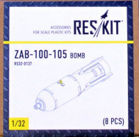 Reskit RS32-0137 ZAB-100-105 Bombs - 8 pcs. (TRUMP) 1/32
